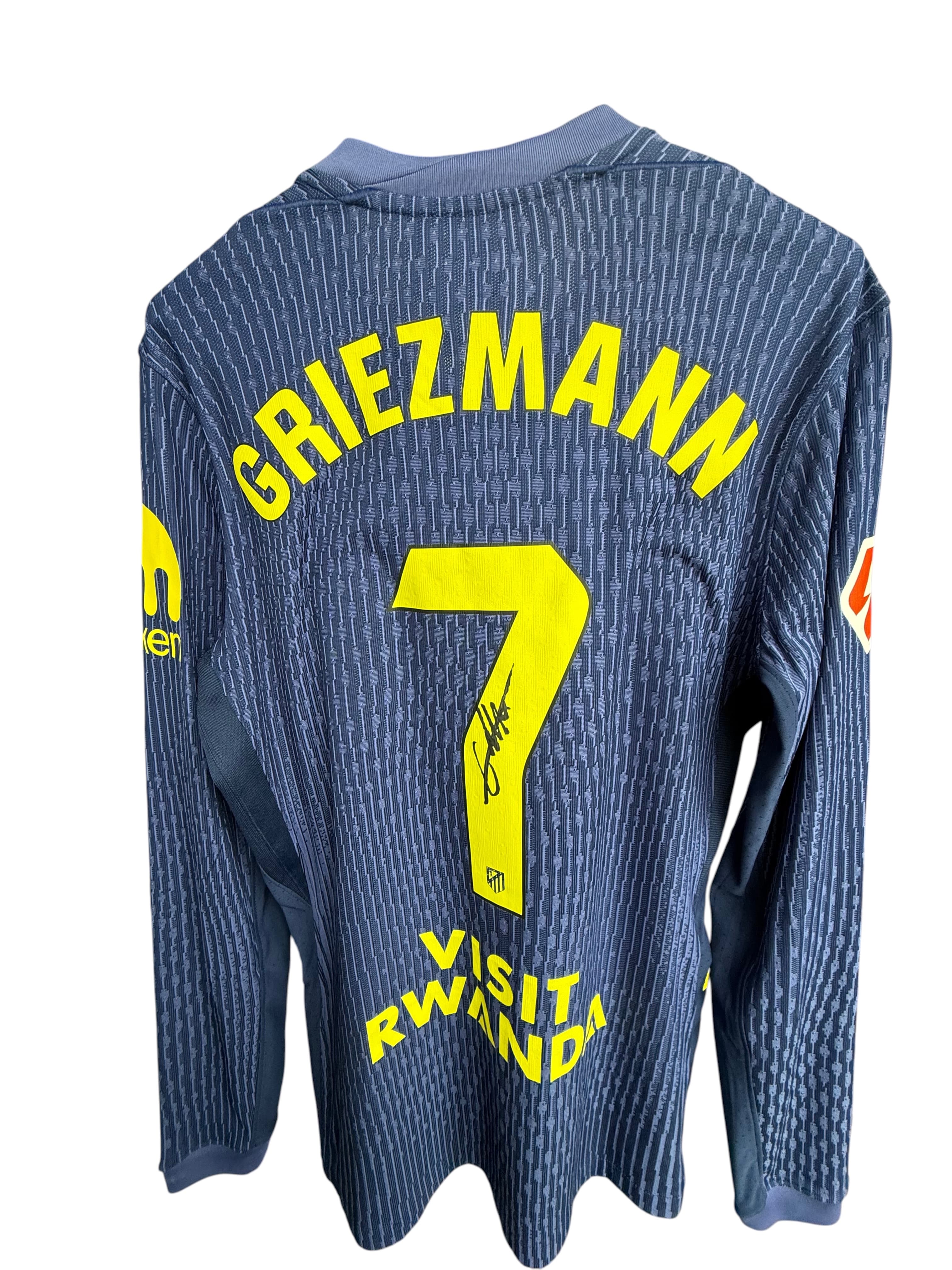 Signed Antoine Griezmann's Match Worn Shirt Atletico de Madrid 2025/26 LaLiga